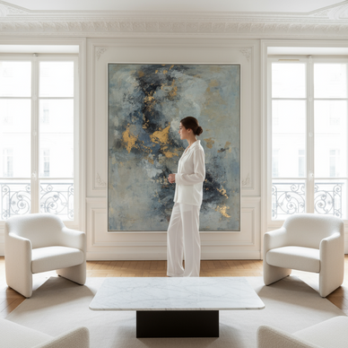 An art piece that invites reflection and peace